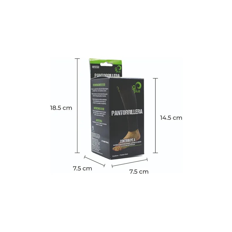2pack Pantorrillera Rehabilitación Deport Compresión Go Plus