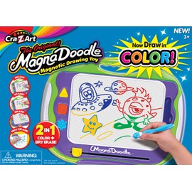 Cra-Z-Art Magna Doodle in Color - 50 Years of Creative Fun with Magnetic Drawing Board, Ages 3+