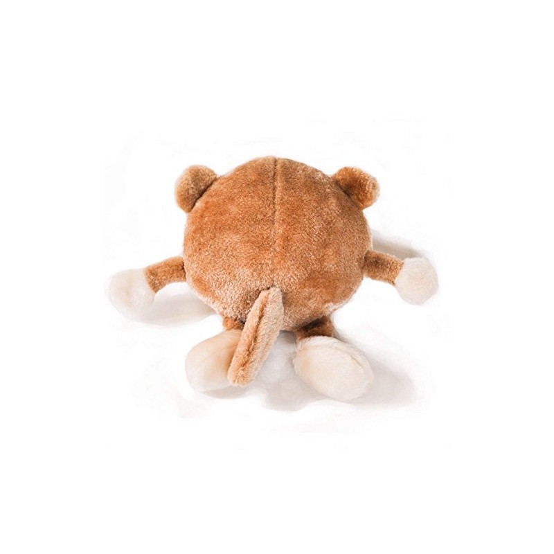 ZippyPaws Brainey Squeaky Plush Dog Toy, Pig