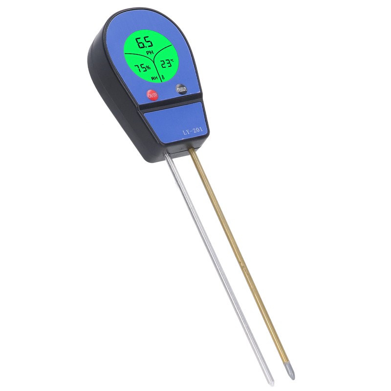 Soil Detector LED Screen PH Tester Plant Moisture Meter Acidity
