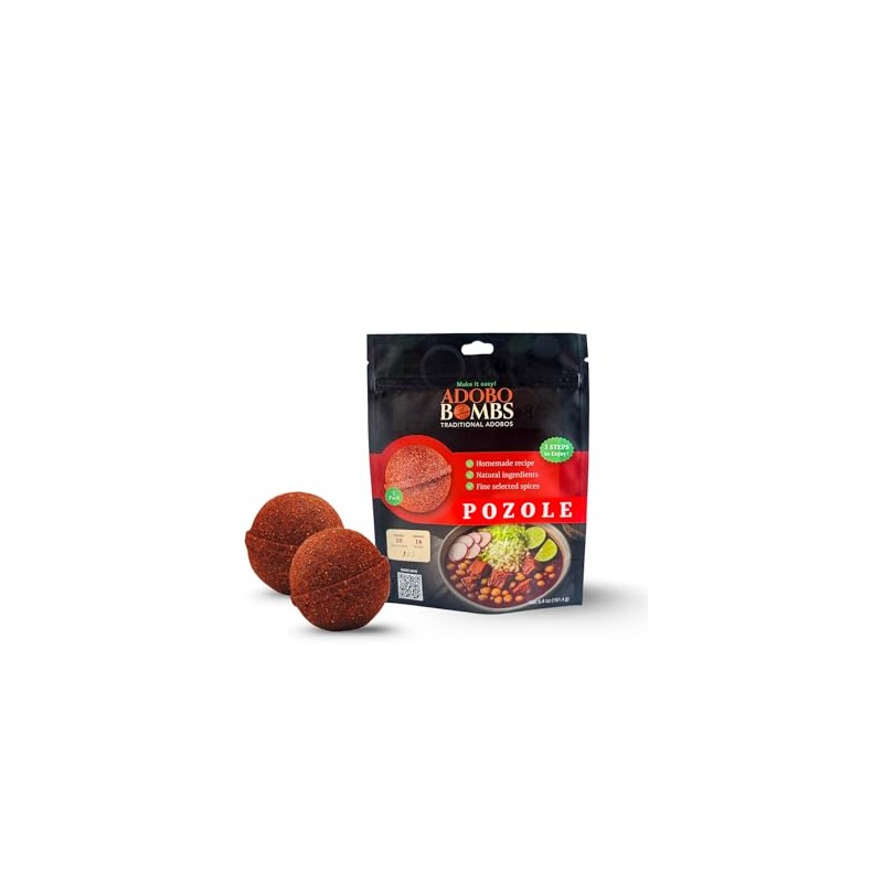 Pozole Bomb |Adobo Bombs Seasoning - 2 pack | Made