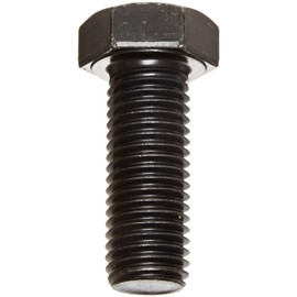 Steel Hex Bolt, Grade 8, Plain Finish, Hex Head, External Hex Drive, Meets ASME B18.2.1/SAE J429, 1/2" Length, Fully Threaded, 1/4"-20 UNC Threads, Imported (Pack of 100)