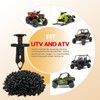 UNIGT 150pcs ATV UTV Body Fastener Rivets Push Pin Compatible