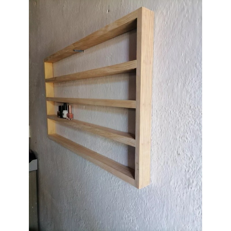Heand Made Exhibidor Esmaltero Multiusos Maquillaje De Pared Juguetero