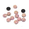 COHEALI 300pcs Round Resin Flat Back Rhinestones for Jewelry Making