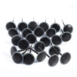 Yctze Patch de Pneu, 24 Pieces de Reparation de Pneu Sans Chambre à Air Automatic Patch de Champignon de 6 mm with Câble for Mushroom, Tyre Mushroom, Tyre Mushroom, Tyres