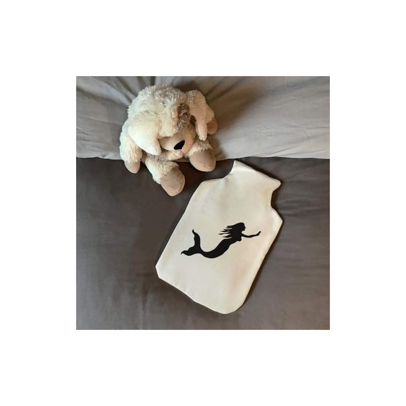 'Mermaid Silhouette' Hot Water Bottle Cover (HW00038655)