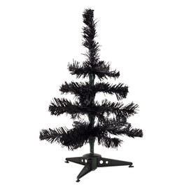 eBuyGB Mini Artificial Christmas Tree, Black