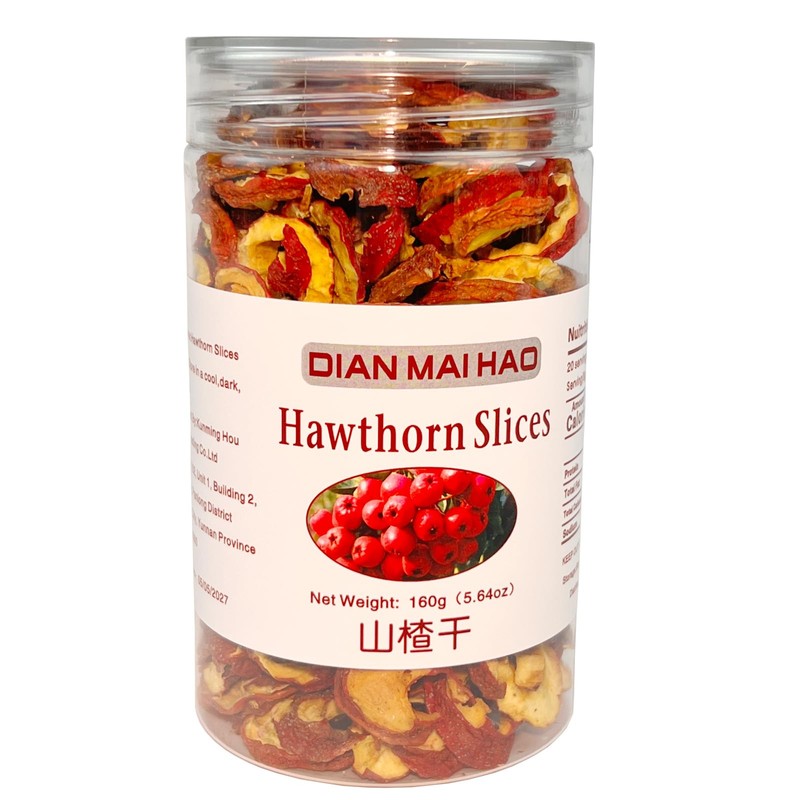 Premium Seedless Dried Hawthorn 160g（5.64oz） Nature Sun-Dried Hawthorn,shanzha Herbal Tea
