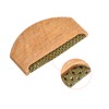 PATIKIL 75mm Wood Sweater Comb, 1 Pack Portable Mini Fuzz