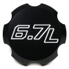 BackWoods Diesel BWD Black Billet Aluminum Oil Cap for Ford