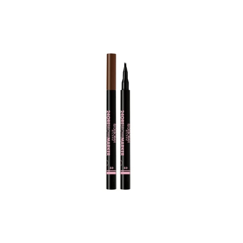 Deborah Milano 24 Hour Brow Marker, 02 Light Brown, Eyebrow