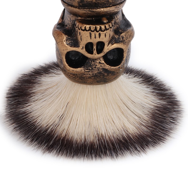 Men's Shaving Brush with Creative Skeleton Shape Handle Facial Beard