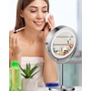 Gospire 7" Lighted Makeup Mirror with Magnification 10X/1X Double Sided,