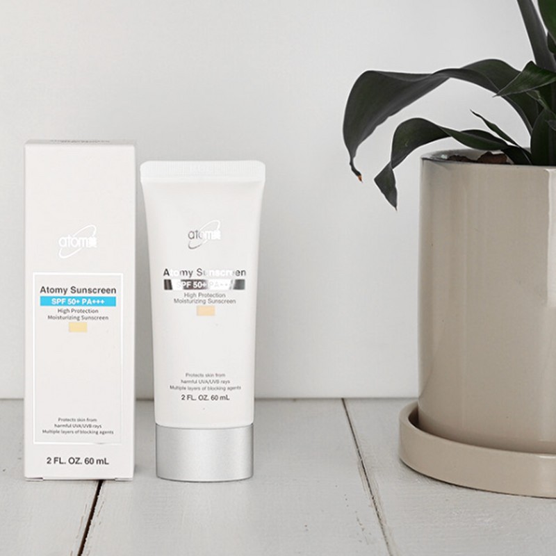 Atomy Sun Cream Beige (SPF50+) 60ml x 4 / 애터미