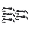 5pcs 4.9ft Deck Light Extension Cable IP67 Waterproof Extension Cord