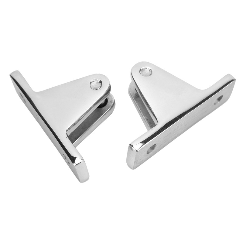 2pcs Bimini Top 90° Deck Hinge 316 Stainless Steel Heavy