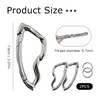 2pcs Cute Carabiner Keychain Cool Y2K Keychains, Key Ring Keychain