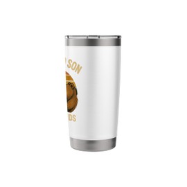 Father and Son Best Friends for Life Retro Sunset Papa Bear Stainless Steel Insulated Tumbler