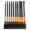 Kigauru 10Pcs Tamper Proof Torx Bit Set S2 Steel Star