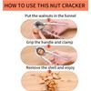 Herramienta Cascanueces, Pinza para Nueces, Fabricado en Acero Inoxidable, Tiene
