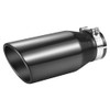 A-KARCK Black Chrome Exhaust Tips 3" Inlet, 3" Inlet 5"
