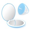 WOBSION LED Compact Mirror with 10X Magnification