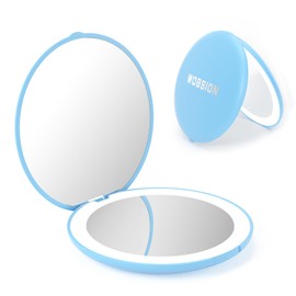 WOBSION LED Compact Mirror with 10X Magnification