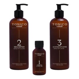 Vittale Kit 3 Pasos Crecimiento Reparador Cabello Lacio