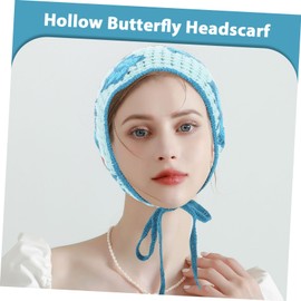 IWOWHERO Crochet Hair Scarf Lightweight Headband for Women Stylish Bandana Scarf for Spring Summer Versatile Hair Wrap for Casual Outings and Parties