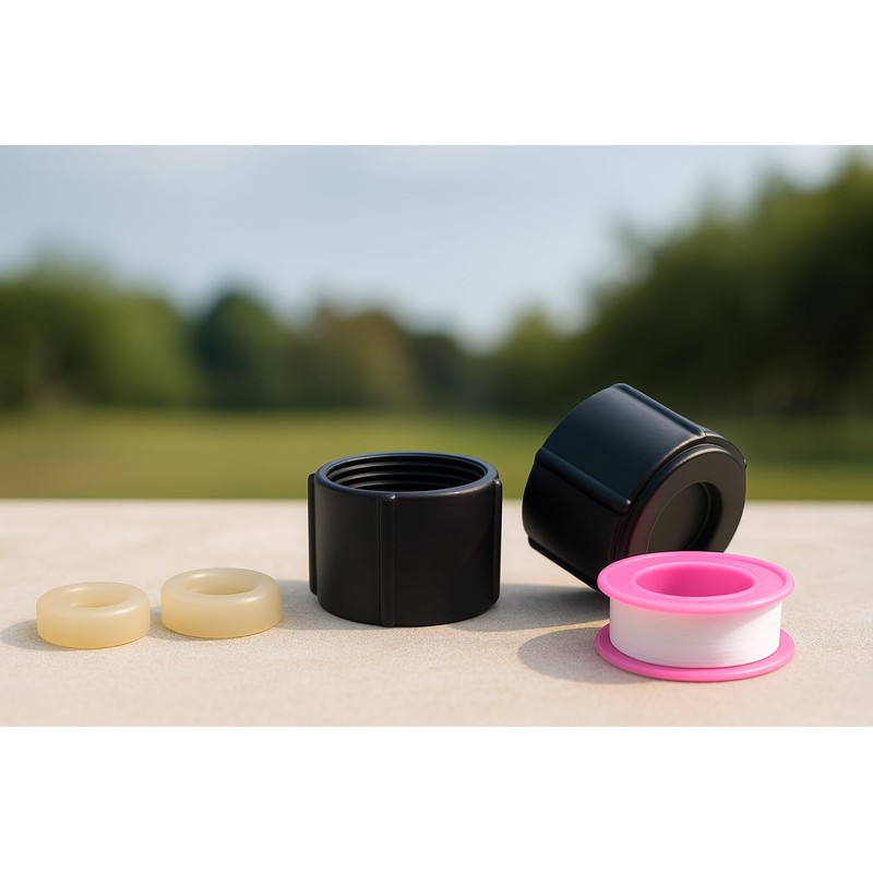 KOLIBROX 2 Pack RV Low Point Drain Caps with Sealing