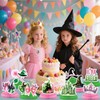 Hysagtek 9 Pcs Witch Theme Party Honeycomb Centerpieces, Pink and