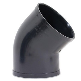 eco-filtration 110MM/4 45 DEGREE ELBOW BEND SOLVENT WELD CONNECTOR KOI FISH POND PUMP FILTER TANK PIPE FITTING