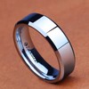 ZatRuiZE Mens Tungsten Carbide Ring 8MM Womens Ring Wedding Engagement