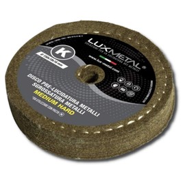 Lux Metal - Polishing Disc 150 mm Cotton Wool for Grinding Stand Double Grinder Drill Cordless Screwdriver Angle Grinder Polishing Discs for Polishing Metal such as Aluminium Stainless Steel for