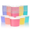 Paper Ice Cream Cups, 50-Pack 9-oz Disposable Dessert Bowls for
