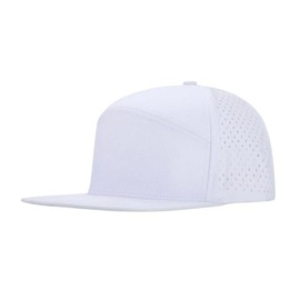 YAMEE Baseball Cap Men's Waterproof Quick-Drying Snapback Caps Men's Summer Mesh Breathable Baseball Cap Men's Lightweight Peaked Caps for Men Adjustable Cap Men's Sun Protection Hat Unisex, White