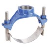 Smith-Blair Service Saddle Repair Clamp, 6" Pipe Size, Fits Outside