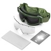 XaegisTac Airsoft Anti fog Goggles Adjustable Military Tactical Glasses with