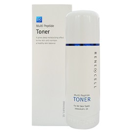 Renecell Multi Peptide Toner 200ml Refreshing absorption soothing moisturizing / 르네셀 멀티 펩타이드 토너 200ml 산뜻한 흡수 진정 보습