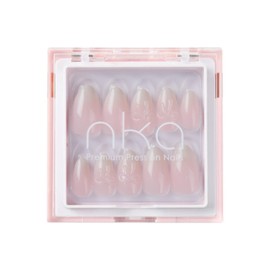 Press-On Nails Kit, 30 Soft Acrylic Nails in 15 Sizes with Nail Glue, Sticky Tabs, Prep Tools & Reusable Case – Long-Lasting, Salon Look, Ballerina 3D Bow, Short Almond