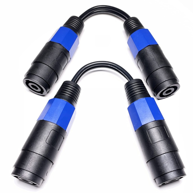 CNCESS CESS-124 Speakon Female to Female Connector Jack 2 Pole