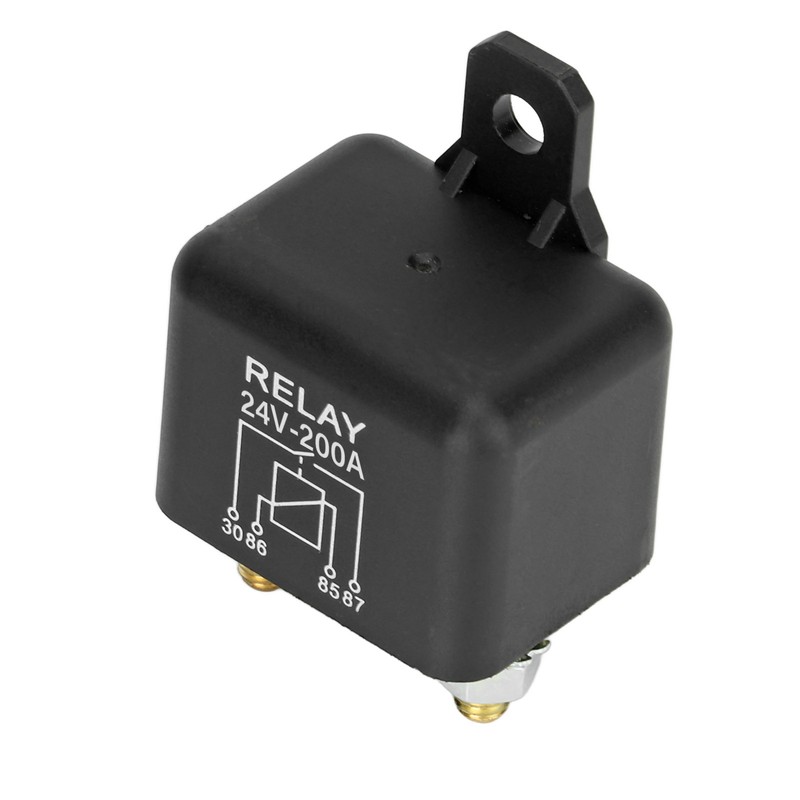 24V 200A Car Start Relay High Current Normally Open Brass