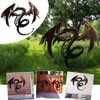 Dragon Sculpture Wall Art, Metal Dragon Decoration for Home, 28