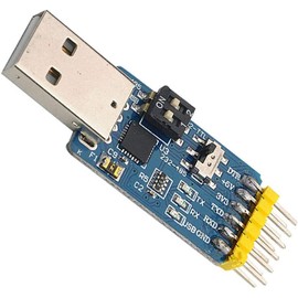 ElectroWorldFR CP2102 6-in-1 USB to Serial Converter, Multifunctional USB to TTL/RS485/RS232, TTL-RS232/485, 232-485 Serial Debug Tool CP2102