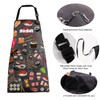 MBMSO Sushi Apron with Pockets Sushi Chef Gifts Cute Sushi