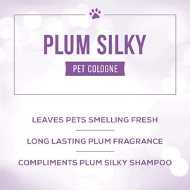 Nature's Specialties Plum Silky Dog Cologne for Pets, Made in USA