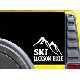 Ski Jackson Hole K647 6 inch Sticker Mountain decal