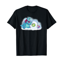 PIXAR Monsters Inc. Mike, Sully & Boo Holiday Snowball T-Shirt