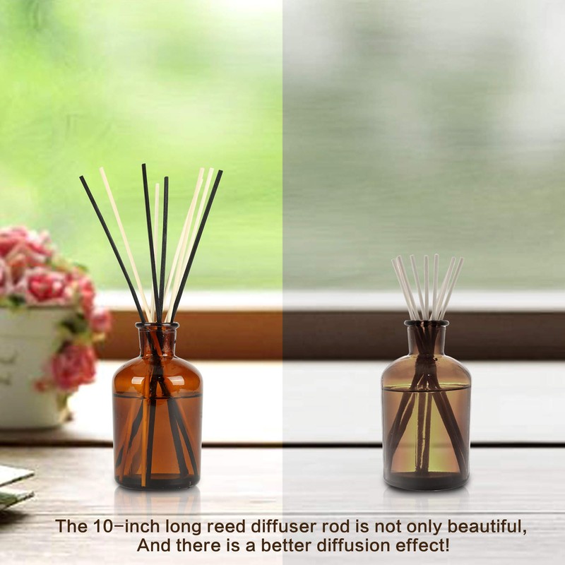 TOMCENXI 100PCS Reed Diffuser Sticks,10 Inch Natural Rattan Wood Sticks,Diffuser